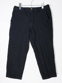 COMME des GARONS HOMME PLUS/コムデギャルソン オム プリュス 2009SS ポリ縮絨クロップドテーパードパンツ【MPTA74260】【ブラック】【S】【中古】【2点以上同時購入で送料無料】【DM240227】