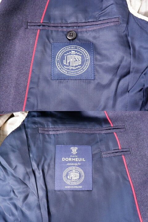 楽天市場】J.PRESS/ジェイプレス 高級PRESSCLUSIVE 英国DORMEUIL 3 