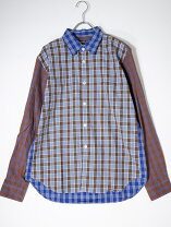 楽天市場】comme des garcons homme シャツ チェック 切替の通販