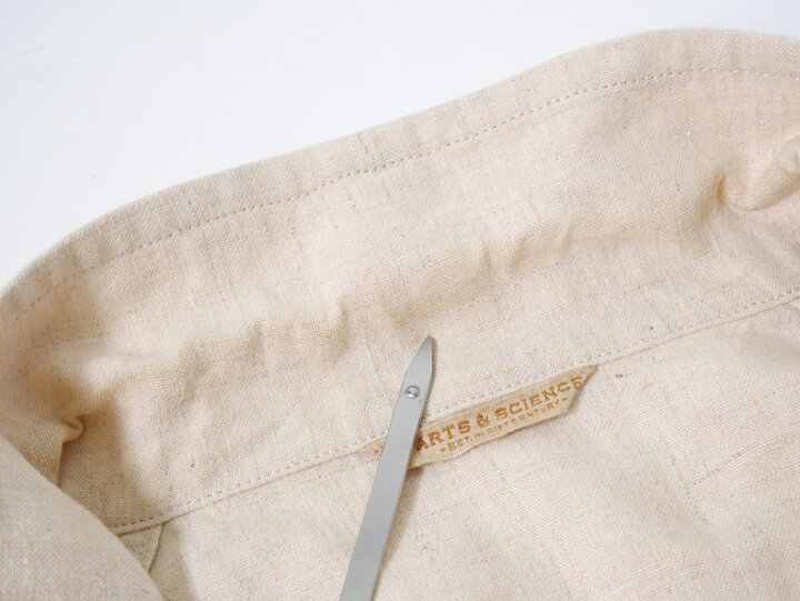 楽天市場】ARTS&SCIENCEアーツ&サイエンス CHANVRE HEMP JACKET  