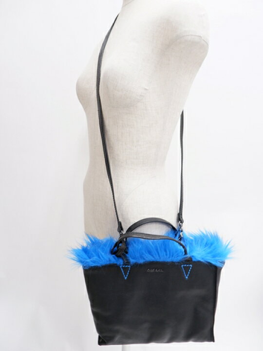 楽天市場】DIESELディーゼル LE-GARUDA S レザー×ファーリバーシブル  