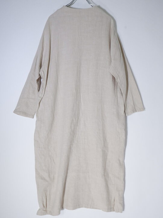 楽天市場】evam eva vieエヴァムエヴァヴィー raising linen one-piece  