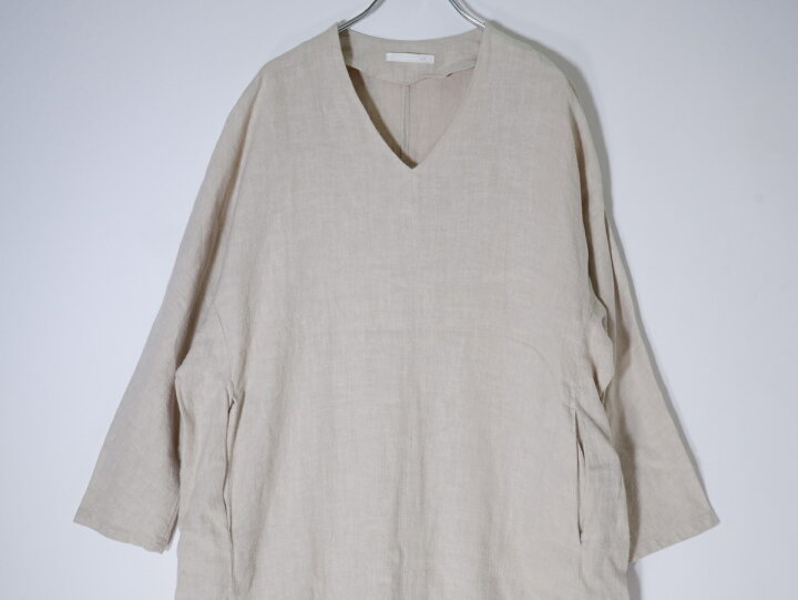 楽天市場】evam eva vieエヴァムエヴァヴィー raising linen one-piece  