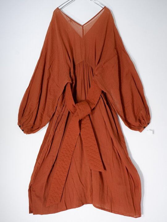 楽天市場】nowosノーウォス PUFF SLEEVE LONG ONE PIECE パフスリーブ  