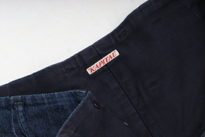 楽天市場】KAPITALキャピタル ギャザーワイドデニムパンツ【LPTA60973  