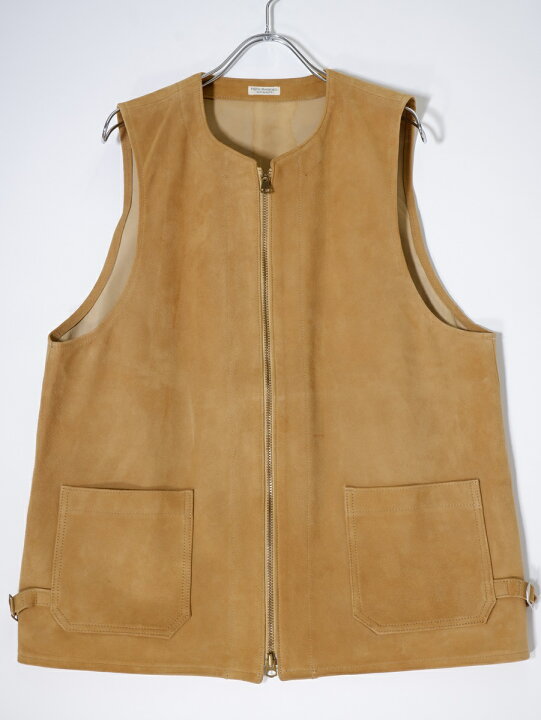 楽天市場】PHIGVEL MAKERS & Co.フィグベル SUEDE ZIP VESTシープ 