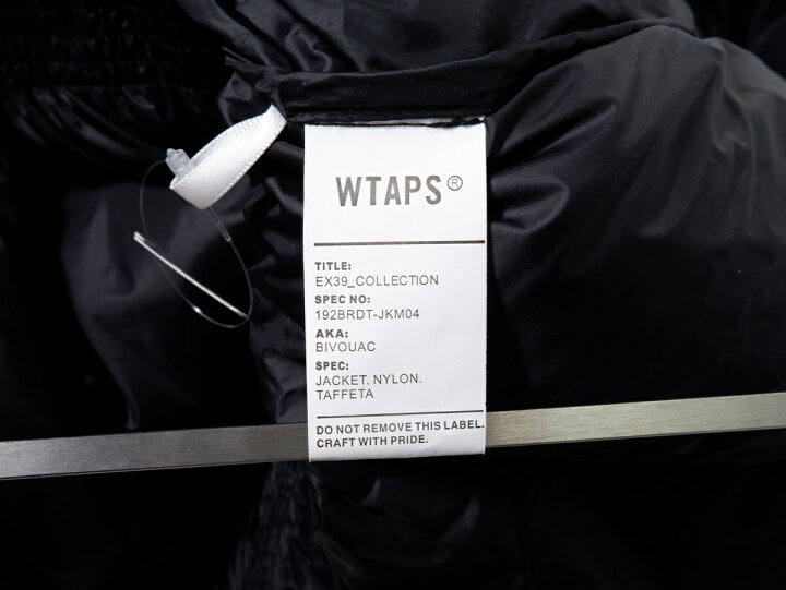 楽天市場】WTAPSダブルタップス 2019AW BIVOUAC/JACKET.NYLON.TAFFETA 