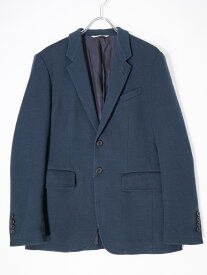 Paul Smith Collection/ポールスミス コレクション ハンドステッチ ウールジャージー2Bテーラードジャケット【MJKA74774】【ダークグリーン】【M】【中古】【沖縄.離島以外 送料無料】【DM240415】