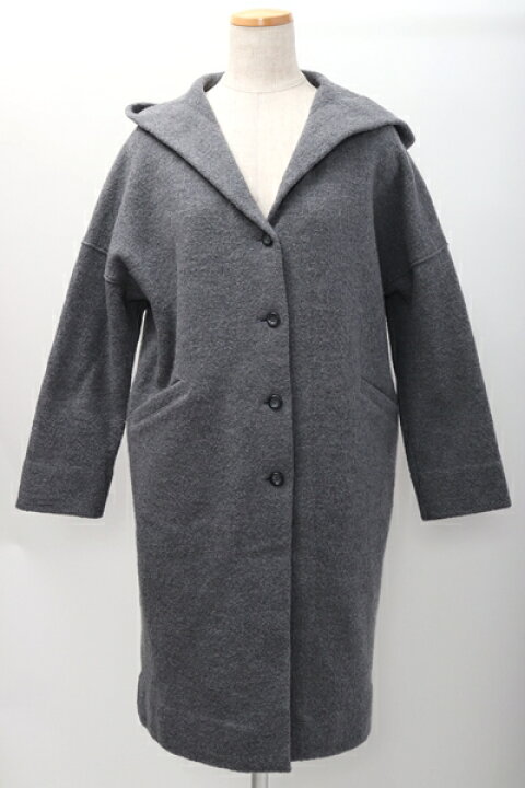 楽天市場】evam evaエヴァムエヴァ press wool hooded coatプレス 