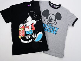 MAGICAL MOSH MISFITSマジカルモッシュミスフィッツ(MxMxM) ×Disneyディズニー ミッキーマウスTシャツ2枚セット【MTSA50277】【黒|グレー】【S】【中古】【沖縄.離島以外 送料無料】【DM210310】