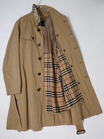 BURBERRY LONDONバーバリー ロンドン ノバチェックウールライナー付 コットンギャバ シングルトレンチコート 【MCTA76178】【ベージュ】【L】【中古】【沖縄.離島以外 送料無料】【DM241022】