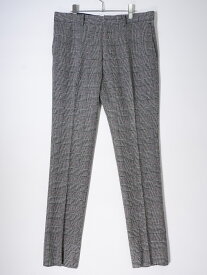 MAIN ATTRACTION/メインアトラクション WOOL GLEN CHECK STRETCH ウールグレンチェックストレッチ スリムスラックス パンツ【MPTA74284】【グレー系】【4】【中古】【沖縄.離島以外 送料無料】【DM240221】