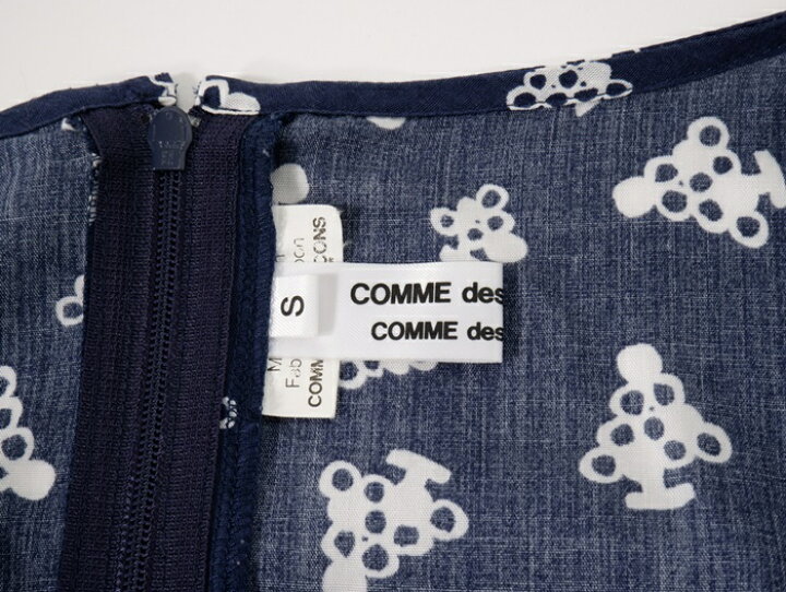 楽天市場】コムコムCOMME des GARCONSコムデギャルソン 葡萄柄レーヨン  