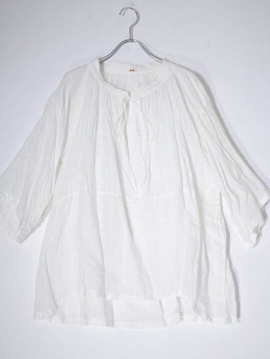 ARTS&SCIENCEアーツ&サイエンス スキッパーギャザー リネンプル  