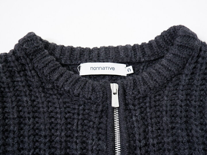 楽天市場】nonnative/ノンネイティブ DWELLER FULL ZIP SWEATER WOOL  