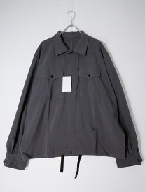 SOPHNET.ソフネット 2024SS HEM CODE SHIRT JACKETヘムコード シャツジャケットSOPH-240006新品【MJKA78091】【CHARCOAL GRAY】【L】【未使用】【沖縄.離島以外 送料無料】【DM250505】