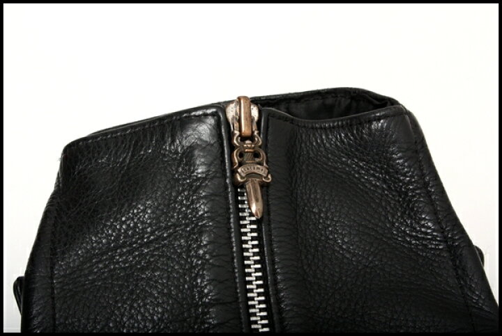 楽天市場】クロムハーツCHROME HEARTS レザージップトートバッグ  