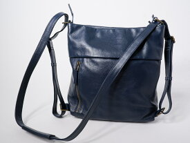 MOTHERHOUSE/マザーハウス キャメリア 2WAYバックパック ショルダーバッグ リュック【LBGA74794】【ネイビー】【-】【中古】【沖縄.離島以外 送料無料】【DM240625】