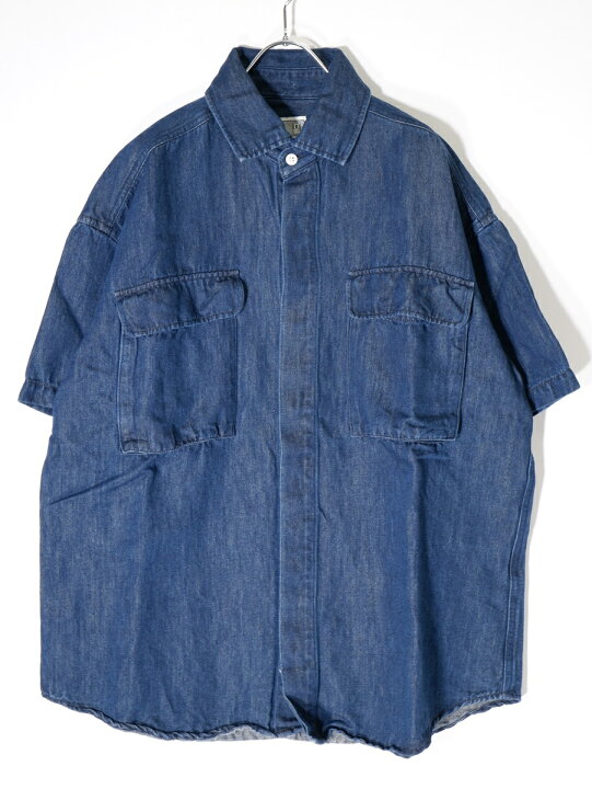 楽天市場】C.E CAVEMPTシーイー 2021SS DENIM SHORT SLEEVE SHIRT 