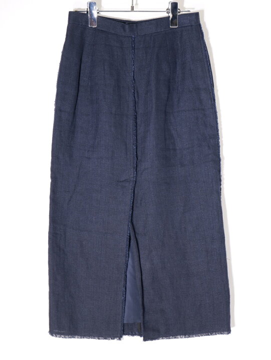 楽天市場】AURALEEオーラリー 2020SS LINEN DOUBLE FACE FRINGE SKIRT  