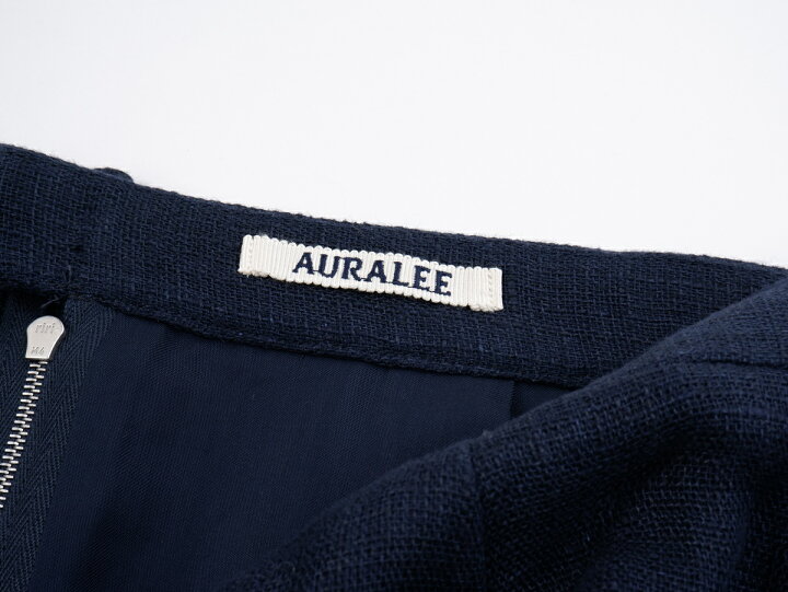 楽天市場】AURALEEオーラリー 2020SS LINEN DOUBLE FACE FRINGE SKIRT  