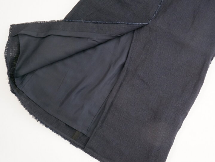 楽天市場】AURALEEオーラリー 2020SS LINEN DOUBLE FACE FRINGE SKIRT  