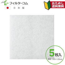 125×125（5枚入）高須産業 TSK-100SGF／TSK-100MGF パナソニック FY-FB1212 対応品【お試し品】【ネコポス便 送料無料】換気口フィルター 給気口フィルター 24時間換気フィルター