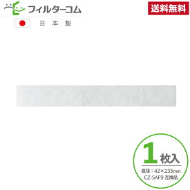 CZ-SAF9 エアコン用 互換フィルター (CS-A アルファベットで始まる) CZ-SAF12A にも対応 日本製 (1枚入)【ネコポス便 送料無料】