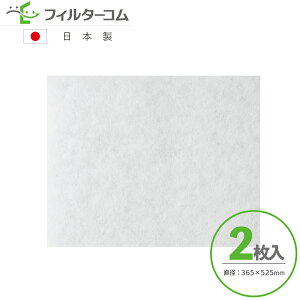 365×525(2枚入)トヨタホーム スマートエアーズ/グリーンアリア専用フィルター 品番:4835911640 対応品 換気口フィルター 給気口フィルター 24時間換気フィルター