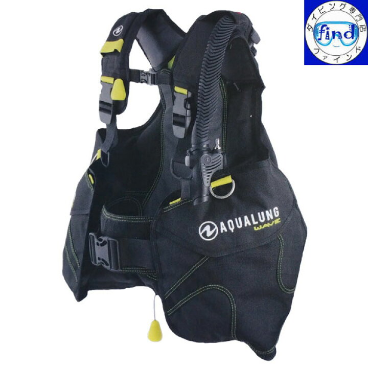 楽天市場】ジュニアサイズ有 WAVE ウェーブ BCD AQUALUNG アクアラング  