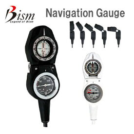 2024 Bism ビーイズム NAVIGATION　GAUGE　ナビゲーションゲージ　GK2121 角度調整機能　残圧計　コンパス　ダイビング　重器材 ランキング入賞【送料無料】