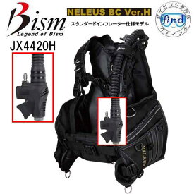 ■ポイント20倍 Bism ビーイズム　ネレウスBC バージョンH　JX4420H　ダイビング 重器材 BCD　スタンダードインフレーター 仕様モデル　JX-4420H BCジャケット ハイパーポケットモデル 【送料無料】