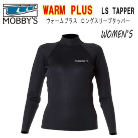 2024 MOBBY'S　モビーズウィメンズ ウォーム プラス　ロングスリーブ タッパー AG-7710 AG7710 女性用 長袖　ダイビング　シュノーケリング　ウェットスーツインナー 1mm厚　3層素材が紫外線100%カット　mobbys