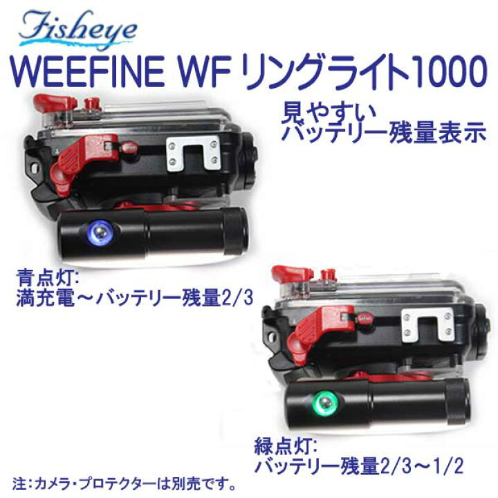 楽天市場】フィッシュアイ WEEFINE WF リングライト1000 LEDを円形に  