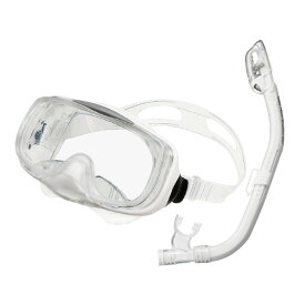REEFTOURER 水が入らないシュノーケル　RC0109　シュノーケリング用 スノーケル＆マスク2点セット 　排水弁付マスク セット ランキング入賞　■男女兼用 大人用　高品質 RC-0109 シリコン