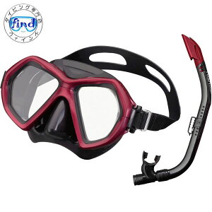 TUSA SPORT ツサスポーツ スノーケリング用 UC0106 シリコン製 広視界2眼 マスク 水が入りにくい スノーケル シリコーン 2点セット 男女兼用 メンズ レディス