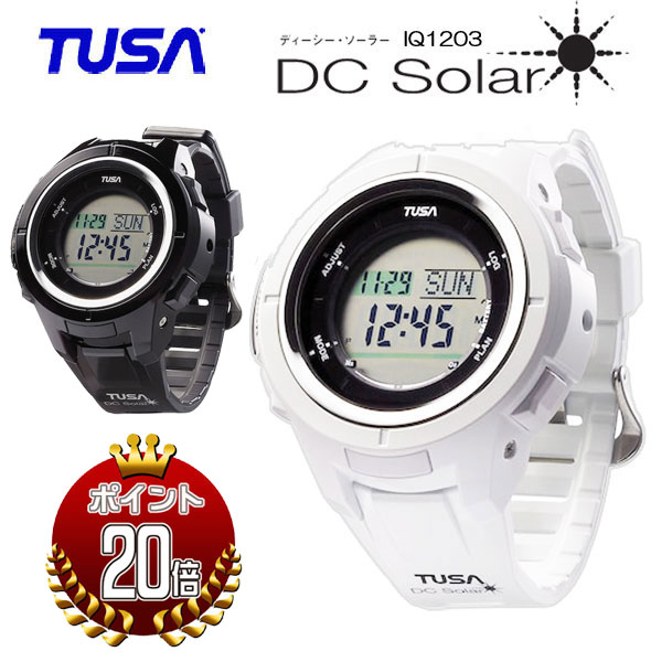 NY様専用◆TUSA  ダイブコンピューター IQ1203 DC Solar 腕時計(デジタル) 本物 セール安い