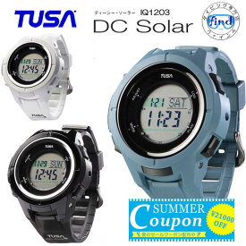 あす楽対応 TUSA（ツサ）ダイブコンピューター IQ1203 DC Solar 　ディーシー　ソーラー充電式 ダイコン　楽天ランキング入賞 IQ-1203