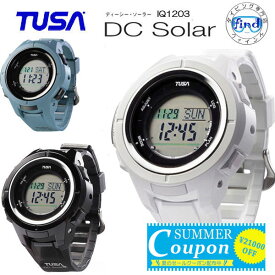 TUSA（ツサ）ダイブコンピューター IQ1203 DC Solar 　ディーシー　ソーラー充電式 ダイコン　楽天ランキング入賞 IQ-1203 メーカー3年保証