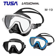 TUSA ダイビング マスク M19　ヴィジオ ウノ　Visio uno　　M-19 （一眼タイプ） 日本人男性向けのデザイ…