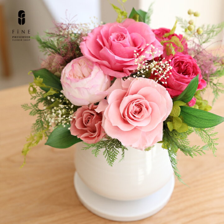 楽天市場 プリザーブドフラワー プレゼント ギフト 花 あす楽15時迄 Moe モエ 開店祝い 開業祝い 誕生日 結婚祝い送別祝い ローズ 新築 祝い お返し 引越し祝い おしゃれ お礼 退職祝い ピンク 有料バッグ ギフトバックl対応 プリザーブドフラワーfine
