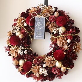 送料無料 ＼全12種／ クリスマスリース 玄関 外 大きい 輸入リース Lサイズ 直径33cm クリスマス リース 玄関 クリスマスプレゼント お誕生日 開店祝い 新築祝い 玄関リース 北欧 おしゃれ 店舗ディスプレイ クーポン