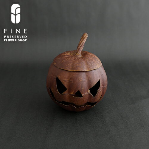 楽天市場 雑貨 ハロウィン メタルヘッドパンプキン プリザーブドフラワーfine
