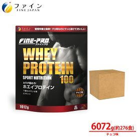 【~16日 最大100円OFF】ファインプロ ホエイプロテイン 100 チョコ味 約300食分(1012g×6個セット) 溶けやすい ビタミン プロテイン ホエイプロテイン チョコレート 味付き 水 で 美味しい プロテイン ホエイ