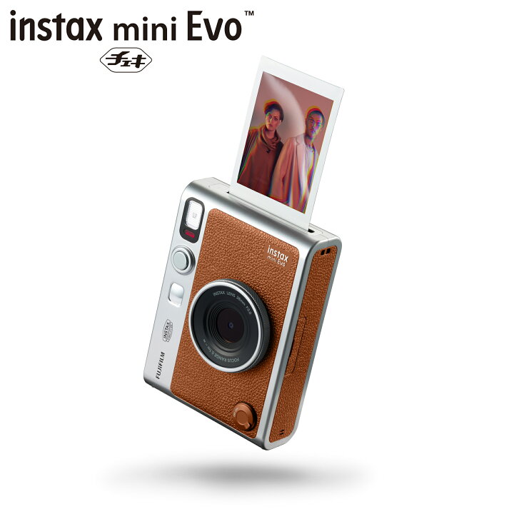 楽天市場】“チェキ” INSTAX mini Evo BROWN 富士フイルム FUJIFILM 