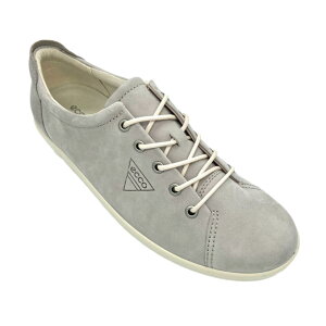 【ecco エコー】20650302386 ECCO SOFT 2.0 ウィメンズ レザースニーカー GRAY ROSE グレーローズウォーキングシューズ コンフォート 軽量 履きやすい 歩きやすい 疲れにくいレディース 婦人靴 シンプ