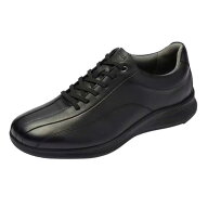 【ASICS アシックス】PEDALA ペダラ スポーツ メンズ 4E 1211A093-002 ブラックレザースニーカー 撥水 天…