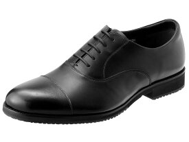 アシックス　ランウォーク　ビジネスシューズ　1231A020　001　4E シンプル　歩きやすい　履きやすい　疲れにくい　日本製　ストレートチップ　フォーマル　紳士靴　冬底　アイスウォークソール　天然皮革　牛革　ブラック　靴　メンズ　ゴアテックス