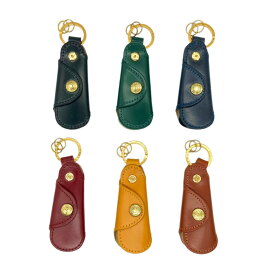 GLENROYAL（グレンロイヤル） POCKET SHOE HORN ポケットシューホーン 03-5802/F天然皮革 牛革 ブライドルレザー ブルーム 携帯靴ベラ キーリング キーホルダー キーケース上品 上質 おしゃれ かっこいい ご褒美 旅行 紳士 プレゼントに クラシック スコットランド