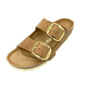 【BIRKENSTOCK ビルケンシュトック】1011073 ARIZONA BIG BUCKLE アリゾナ ビッグバックル COGNAC コニャック ナロー幅 オイルドレザー コンフォートシューズ ダブルバックル ベルトサンダル かわいい お